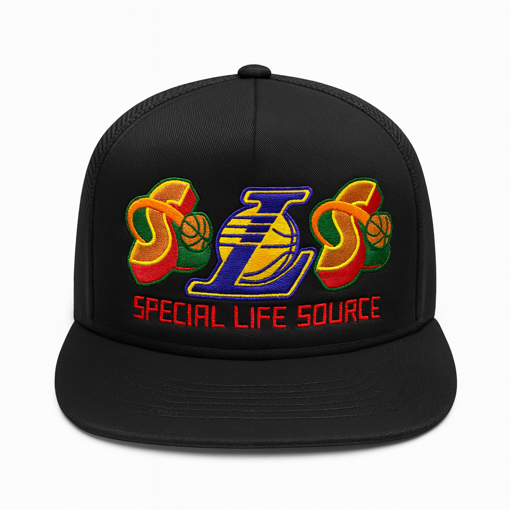 SLS TRUCKER HAT (FLAT BRIM)