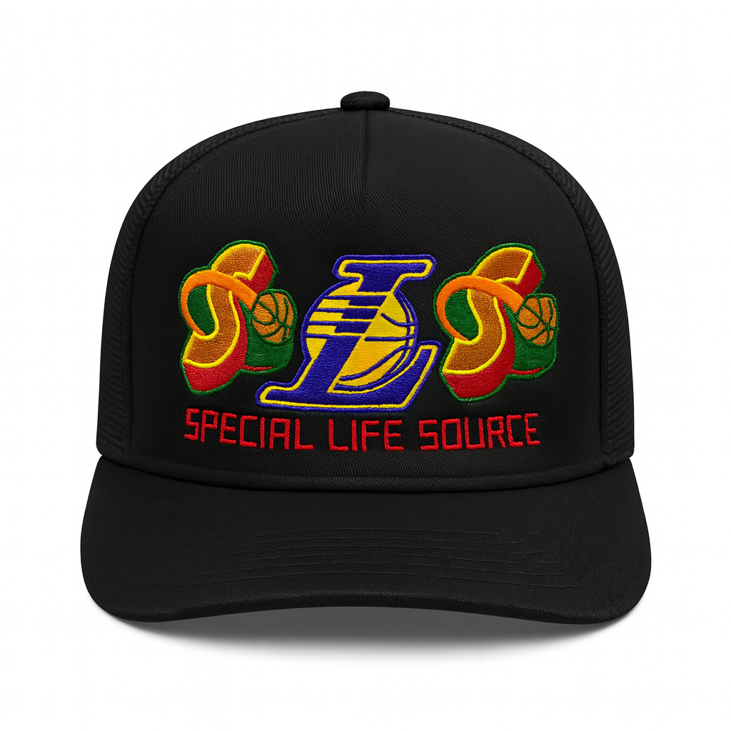 SLS TRUCKER HAT (CURVE BRIM)