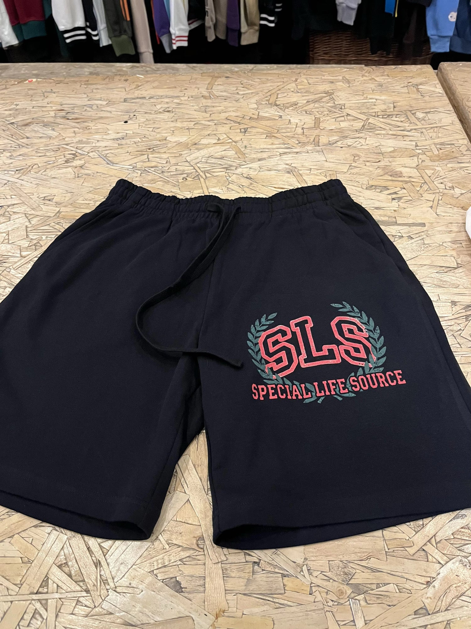 SLS Laurel Sweatshorts – Black