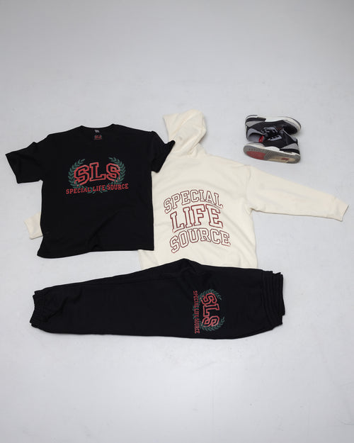 SLS Laurel Logo Hoodie Ivory