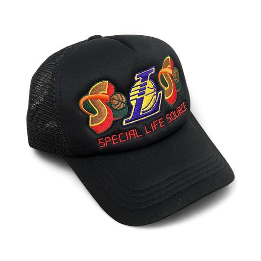 SLS TRUCKER HAT (CURVE BRIM)