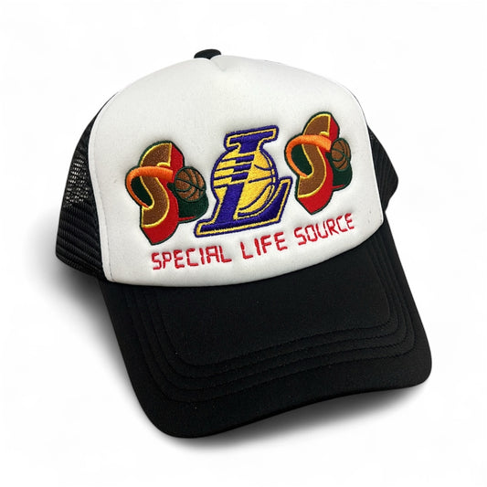 SLS TRUCKER HAT (CURVE BRIM)